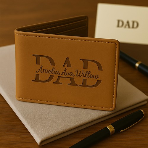 Personalised engraved leather - engraved,