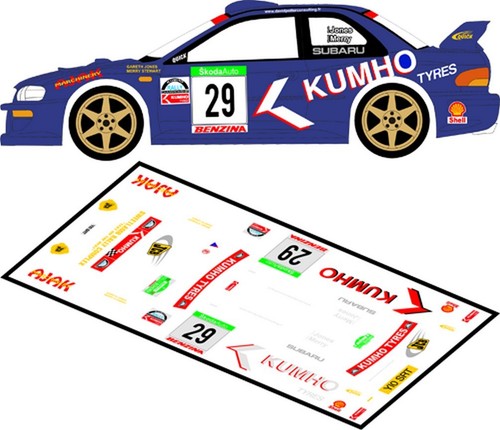 Decals subaru impreza - subaru,