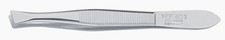 Tweezers oblique 9cm - tweezers,