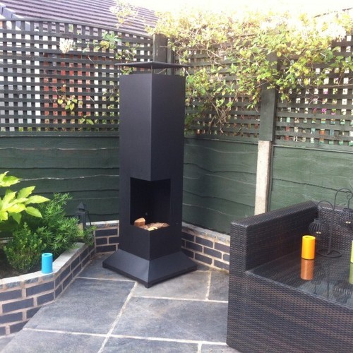 Outdoor chimenea log burner - outdoor,