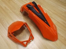 CPI sm/50/125/250 front mudguard and headlight cowl set, red or black