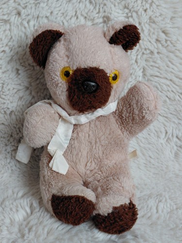 Vintage old teddy bear beige - teddy, bear,