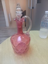 A VICTORIAN  CRANBERRY GLASS