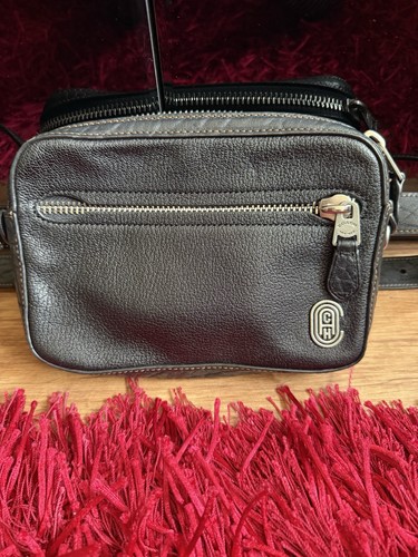 Coach black leather vintage - black,