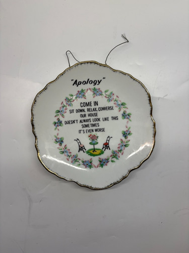 Vintage apology decorative - vintage,