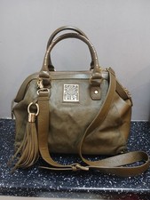 Biba Vintage Green Leather /