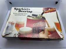 Vintage BOC Sparklets Draught Beer Tap 1970's Complete with opener, Straws, Inst