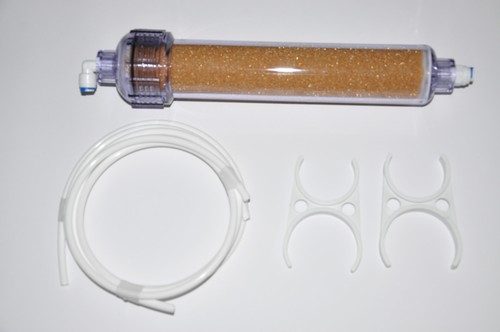 Refillable inline deionization
