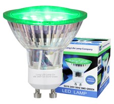 Red Blue Green Yellow GU10 LED Colour LED Light Bulbs Lamp Coloured LEDs 