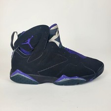 Jordan 7 Retro Bucks Away Ray Allen 2019 Men's Size 8 Purple Basketball Shoes 