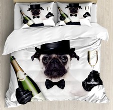 Pug Duvet Cover Set