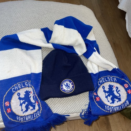 Chelsea beanie hat scarf - fc, &