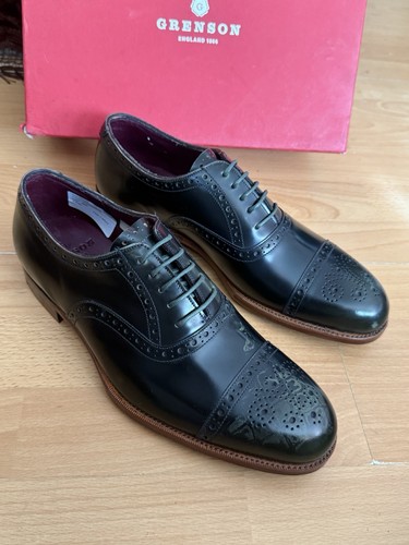 Grenson walbrook green leather - green,