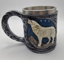White Wolf Decorative Tankard