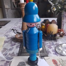 STACKING Policeman MAN wooden toddler toy  Happy Stacker 