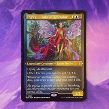 Tegwyll, Duke of Splendor 0058 WOC Commander: Wilds of Eldraine LCC MTG Faerie