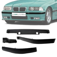 4-Pcs Front Bumper Black
