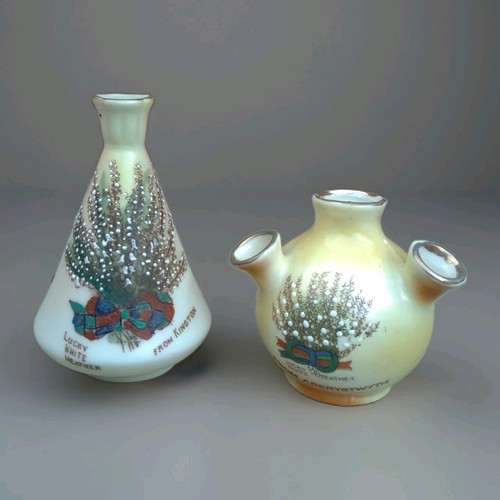 Crested ware duo lucky - ware, white