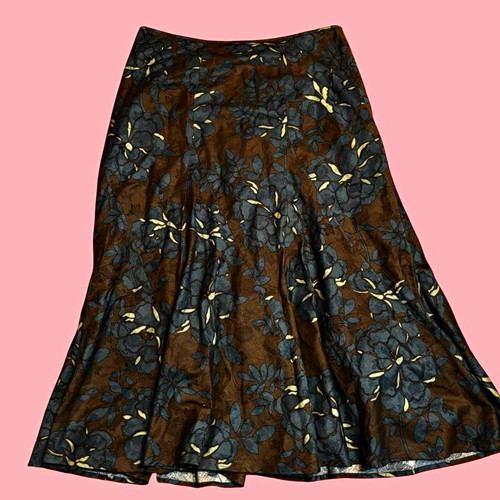 Monsoon floral chiffon - , pleated