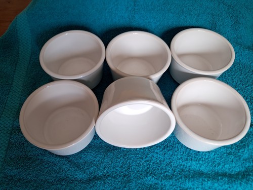 Souffle dishes white - dishes,