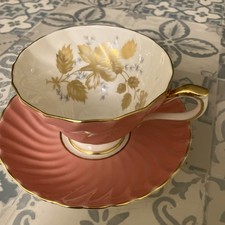 Aynsley Bone China Pink Swirl