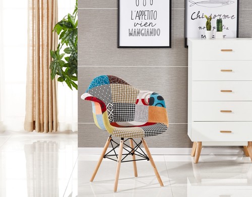 Mila tub dining patchwork - dining,
