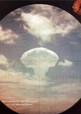 Hydrogen Bomb Shot Frigate Bird PHOTO Nuclear Missile Submarine Periscope View