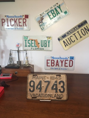 Maine license plate - license, vintage