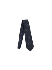 Alain Figaret Men's Tie Blue Polkadot 100% Silk