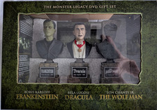 Universal Monsters: The Monster Legacy 13 DVD set US REGION 1 Box Set inc busts