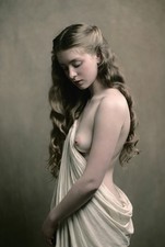 Vintage nude art print - nude,