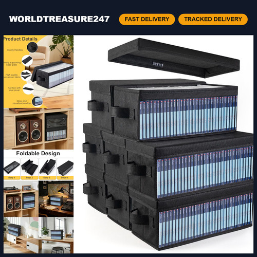 Storage box 8 pack cd - storage,