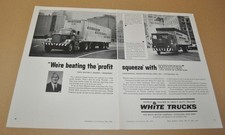 1964 White Truck Ad Print