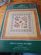 Spring Floral Picture Cross