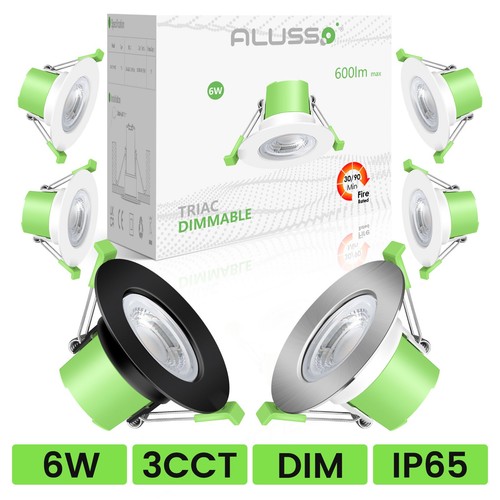 Fire rated led 3cct dimmable - fire,