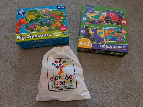 Dinosaurs jigsaw puzzle bundle - dinosaurs,
