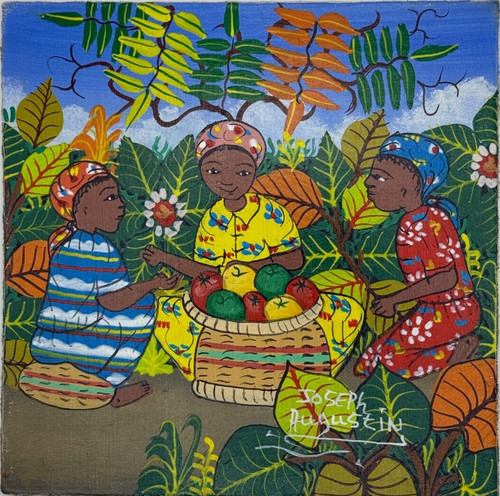 Original painting folk - painting, haitian