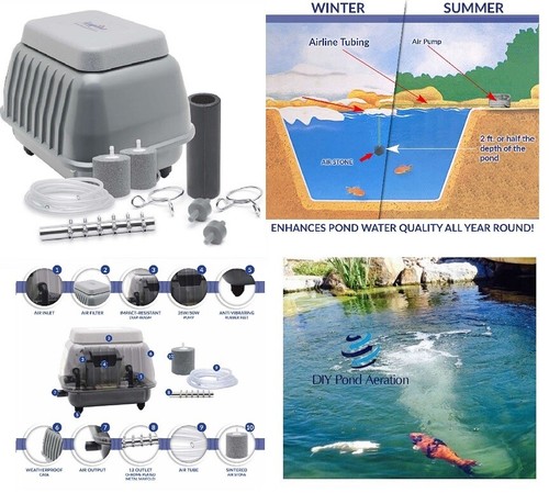 New watt fish pond aeration - new,