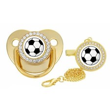 Football design baby pacifier