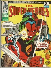 The Super-Heroes #20 : July 1975 : Vintage Marvel Comic Book