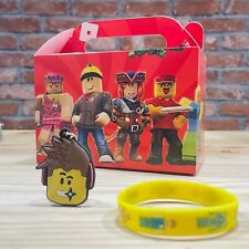 BLOX THEMED FILLED PARTY BOX - WRISTBAND & KEYRING (SINGLE SET) - PARTY SUPPLIES