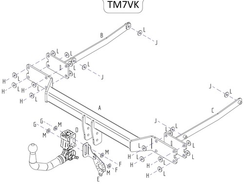 Towtrust vertical detach - vertical,