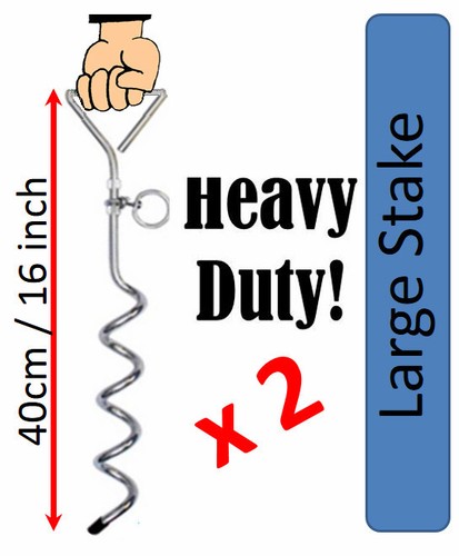 Heavy duty auger ground - x,