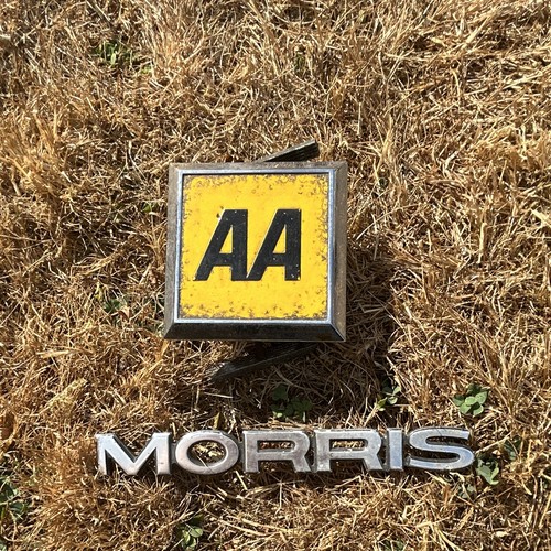 Car badges and morris - and,