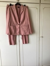 Marks and Spencer Women's 18 Pink Suit. Jacket and Trousers