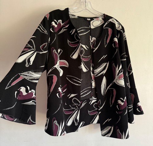 Black multicoloured sleeve - multicoloured, 3/4