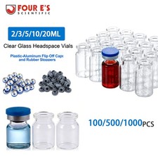 1000PCS 2/3/5/10/20ml Glass