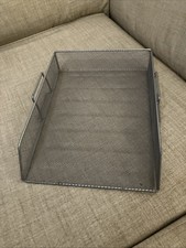 1 Tier Silver Metal Mesh