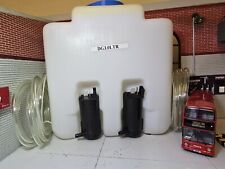3.0 Litre Windscreen Washer Bottle Dual 2 Pumps Durite Type Screen 12v HD