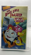 Disney Brave Little Toaster To The Rescue VHS Tape Clamshell Vintage 90s Rare